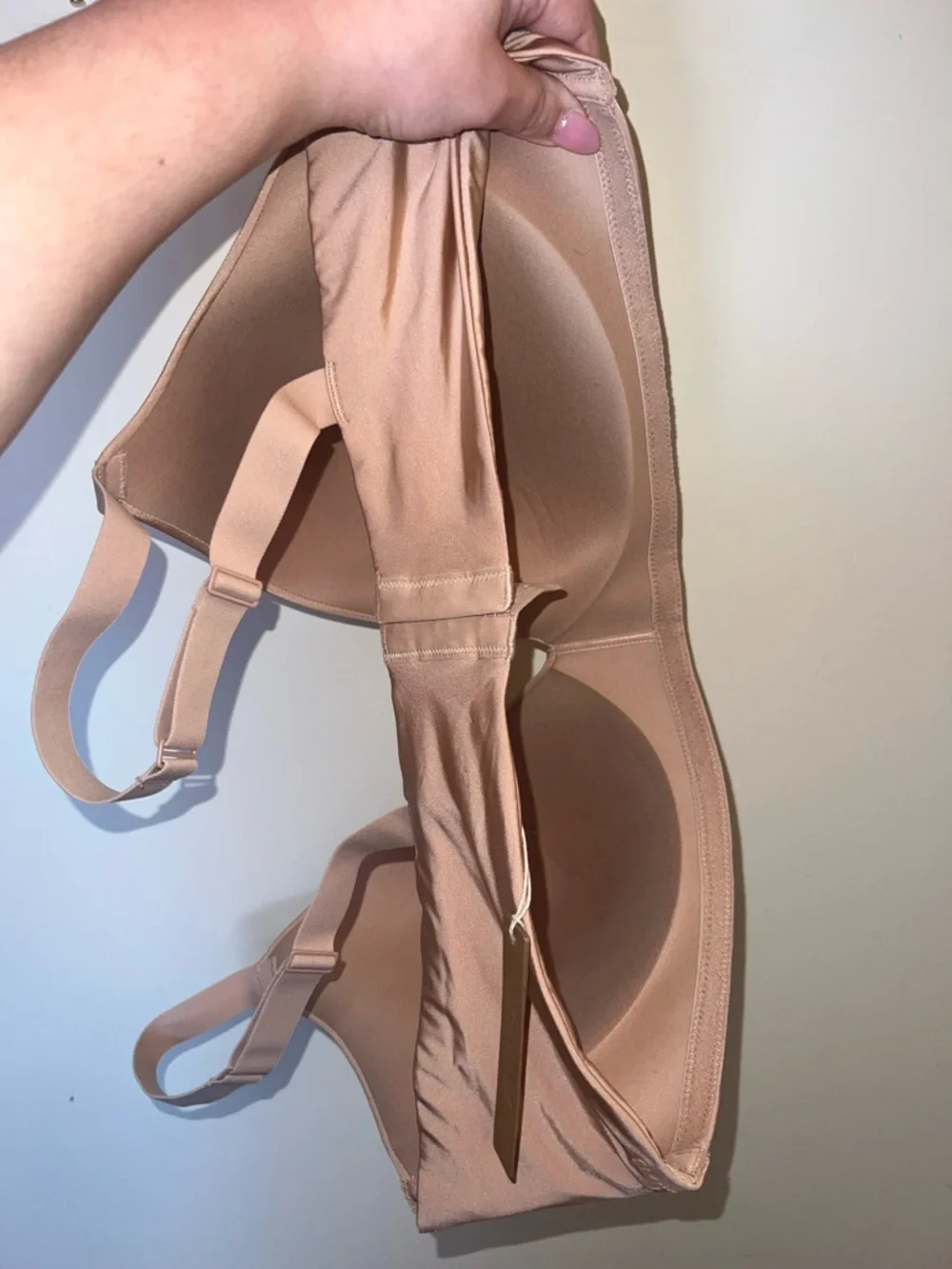 SKIMS Wireless Lightly Lined Bra 46D Sienna‎ Nude NWT - Picture 13 of 13
